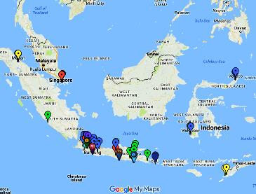 Peta Lokasi Kampus Program Kuliah Reguler Nomor